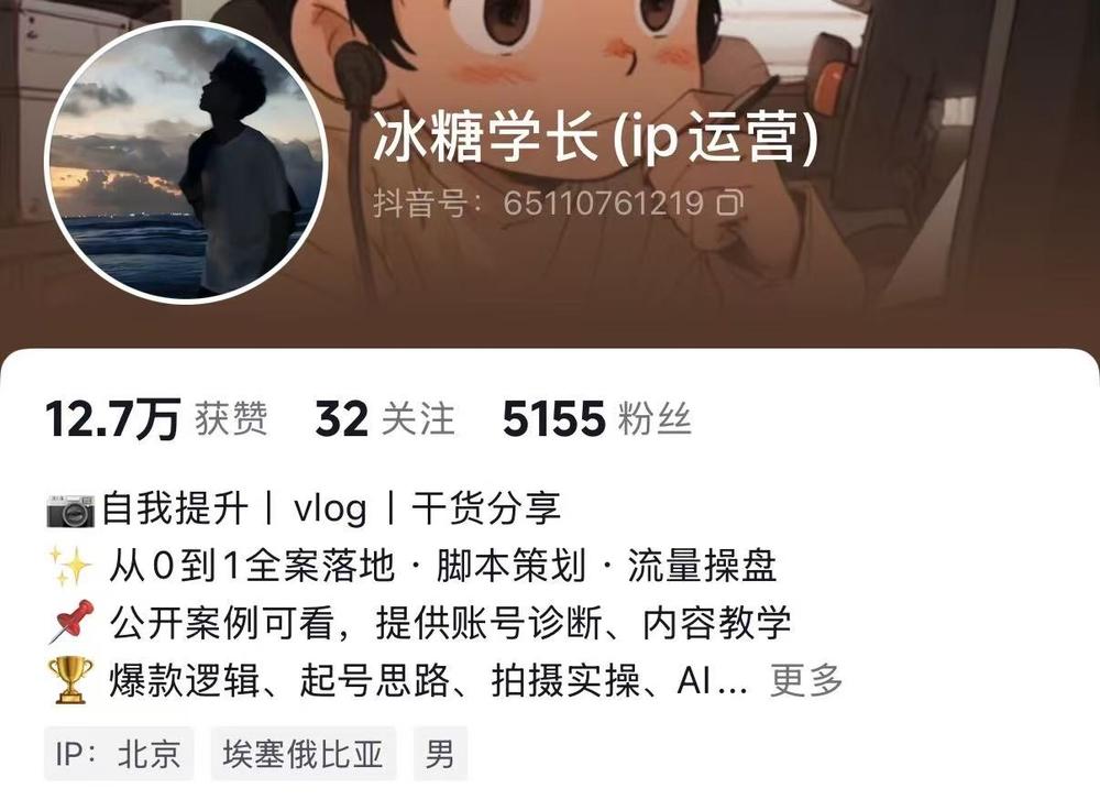 冰糖学长（IP运营）